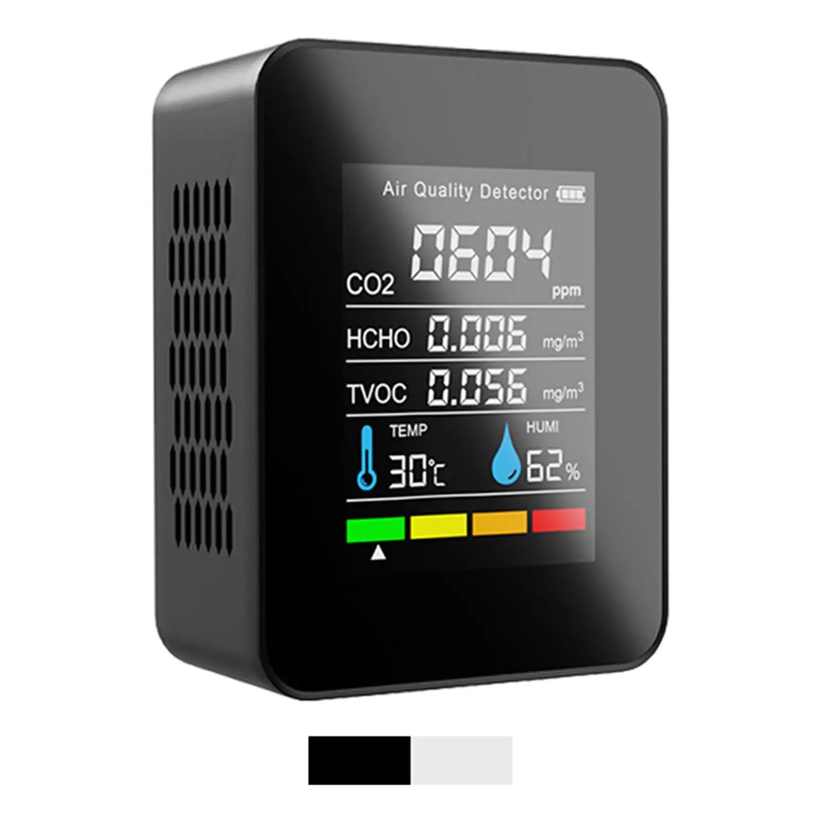 Intelligent Carbon Dioxide Detector Digital Display Temperature Humidity Meter for Kitchen