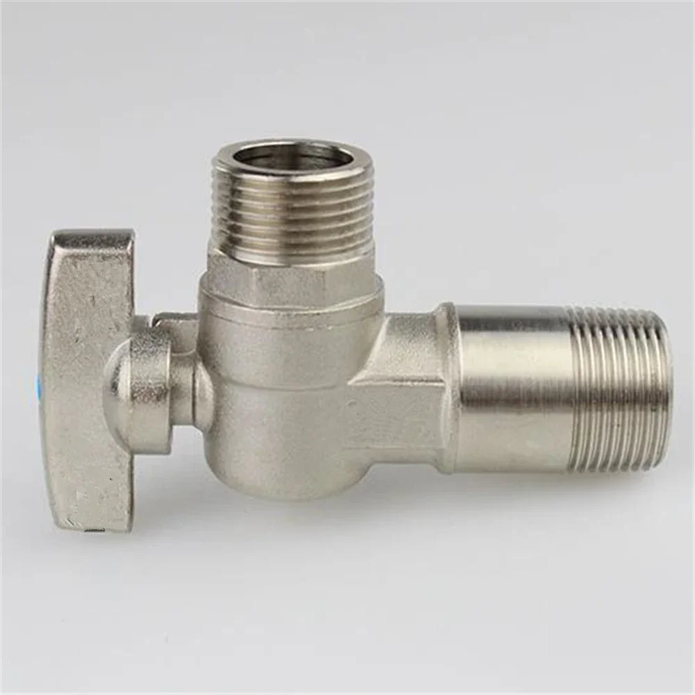 All Copper Thickened Lengthened Large Flow Angle Valve Ball Core Boiler Water Heater Special Triangle Valve