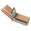Fashion Men Wallet Short Skin Wallets Purses PU Leather Money Clips Sollid Thin Wallet Men Purse ID Credit Card Cash Holder 3