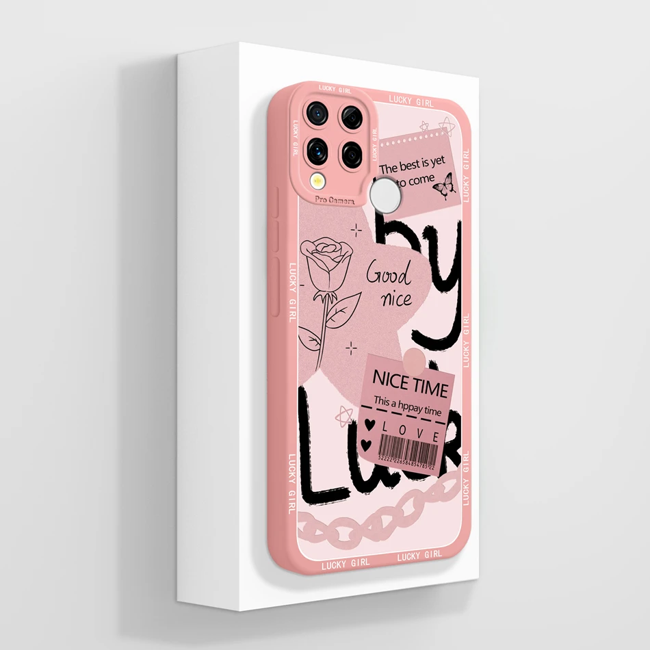 Cute Cartoon Soft Shockproof Liquid Silicone Phone Case -  Bumper Housing Capa