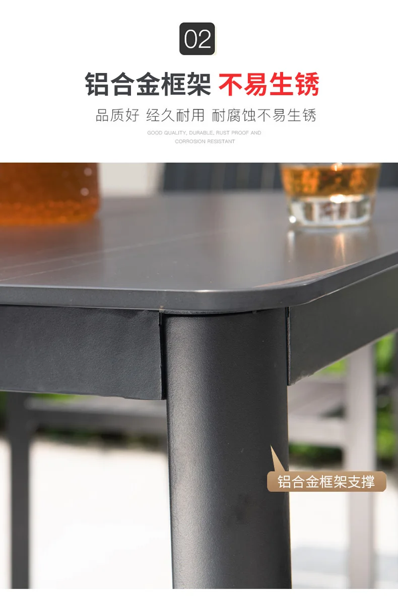 Dining Garden Furniture Outdoor Sets Unique Pool Home Back Yard Patio Furniture Sets Lounge European Modern Mueble Jardin Chairs