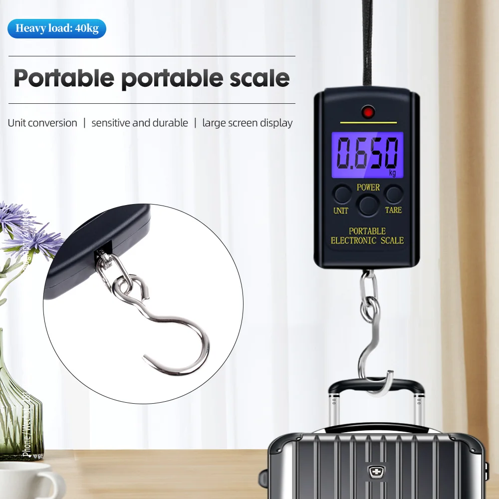 Electronic Grams Lightweight Travel Luggage Suitcase Weight Scale 40kg -  China Travel Luggage Scale, Suitcase Weight Scale
