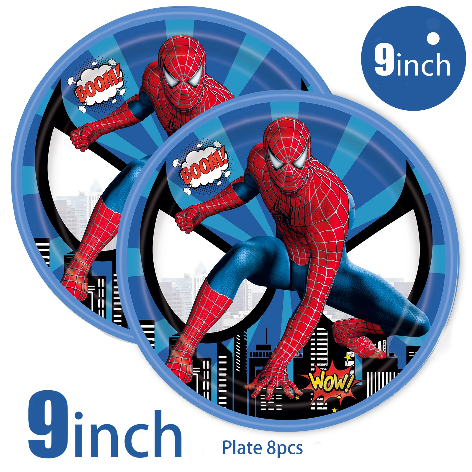 Spiderman Birthday Party Tablecloth Disposable Plastic Table Cover Tableware for Kids Birthday Party Baby Shower Decorations