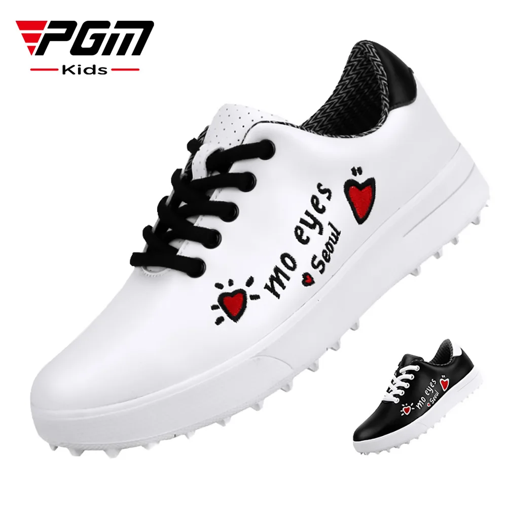 pgm-kids-sneakers-waterproof-golf-shoes-girls-light-weight-soft-and-breathable-universal-outdoor-camping-sports-shoes-xz121