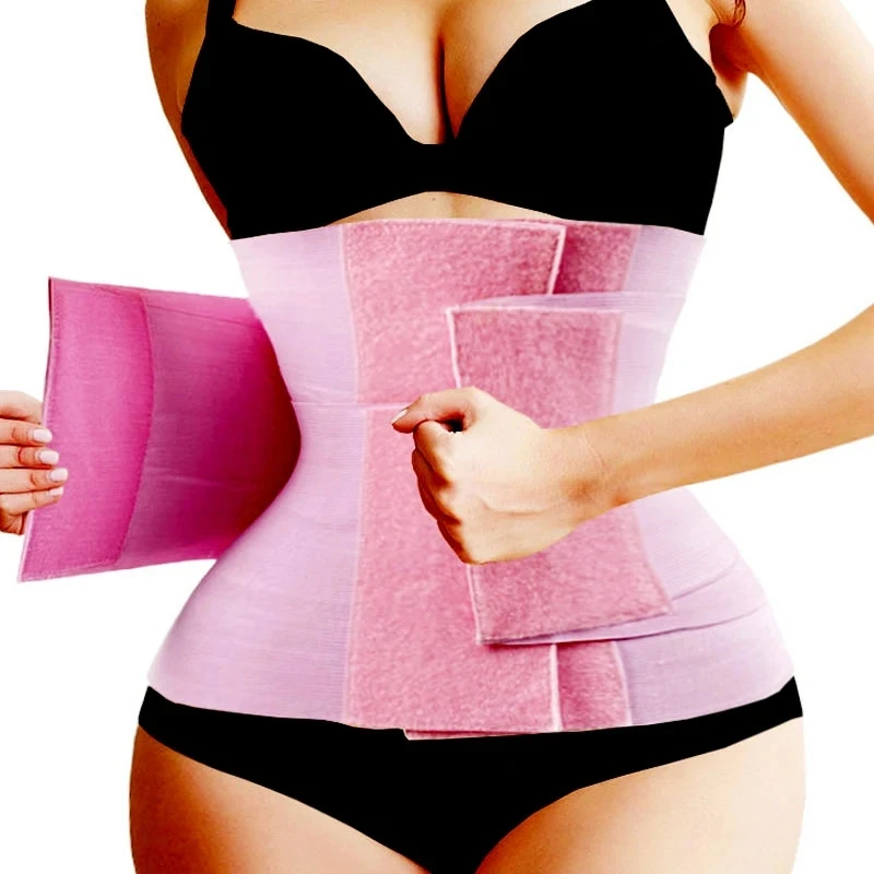 

Slim Girdles Waist Trainer Pulling Underwear Waist Belt Sports Strap Body Shapers Tummy Wrap Cincher Corset Adjustable Shapewear