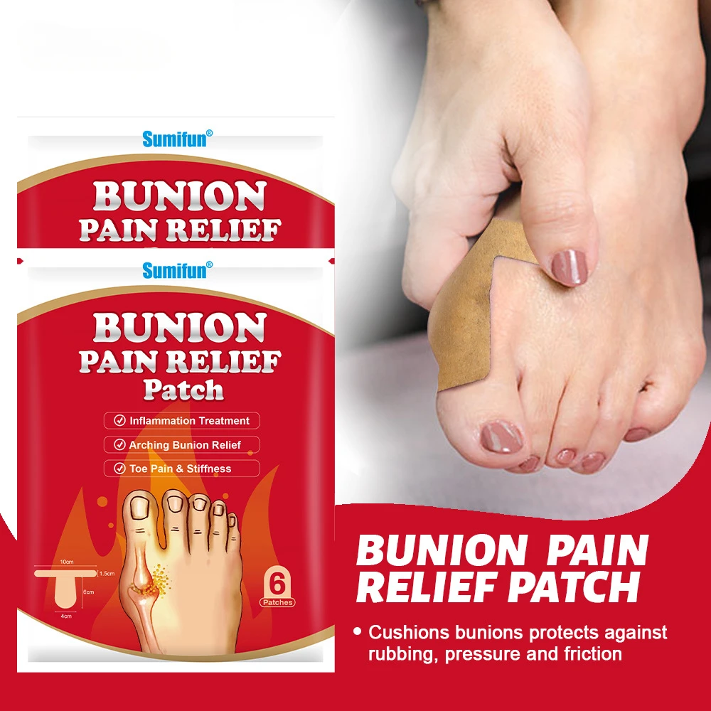 Gout Plaster Toe Bunion Hallux Valgus Pain Relief Care Stickers Finger Thumb Joint Sprain Ache Massage Plaster pain analgesic cream