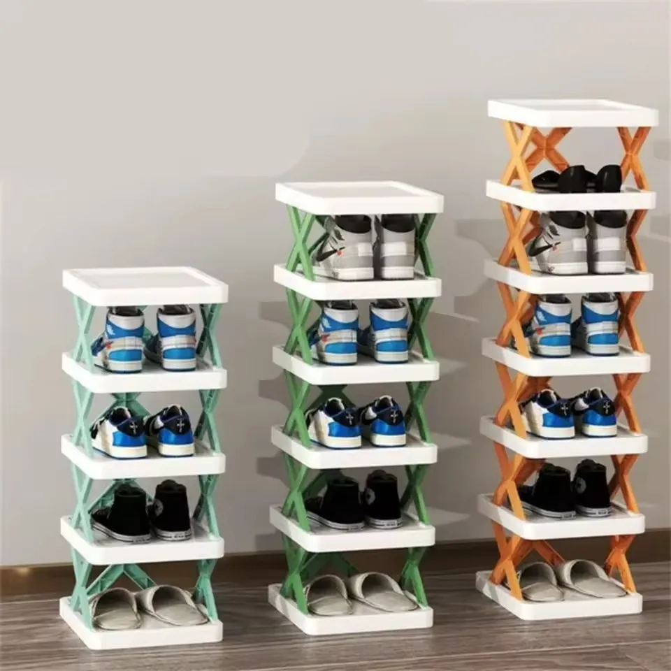 Simple Shoe Rack Home Use Space Saving Storage Narrow Shoe Rack Multifunctional Creative Personalized Dormitory Cabinet shoe rack shoe organizer shoe cabinet