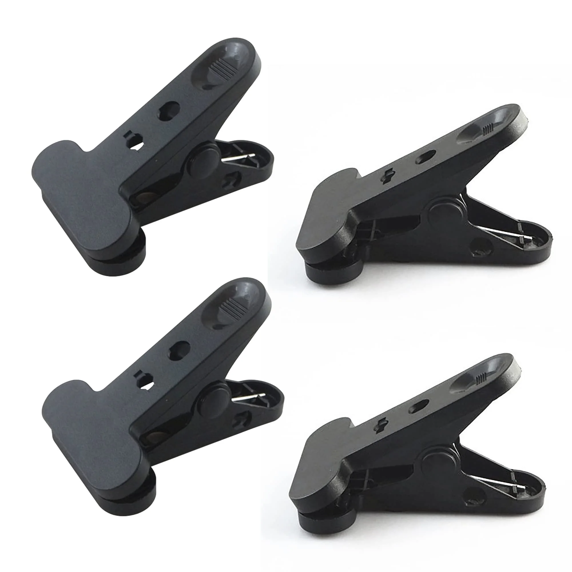 4Pcs Black Plastic Clips for DIY Universal Pipe M10 Screw Clamp Lamp