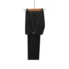 Cenne Des Graoom 2023 Men's Suit for Wedding Ivory Paisley Jacket Tuxedo Black Pants with Satin Side Stripe Slim Fit Shawl Lapel 5