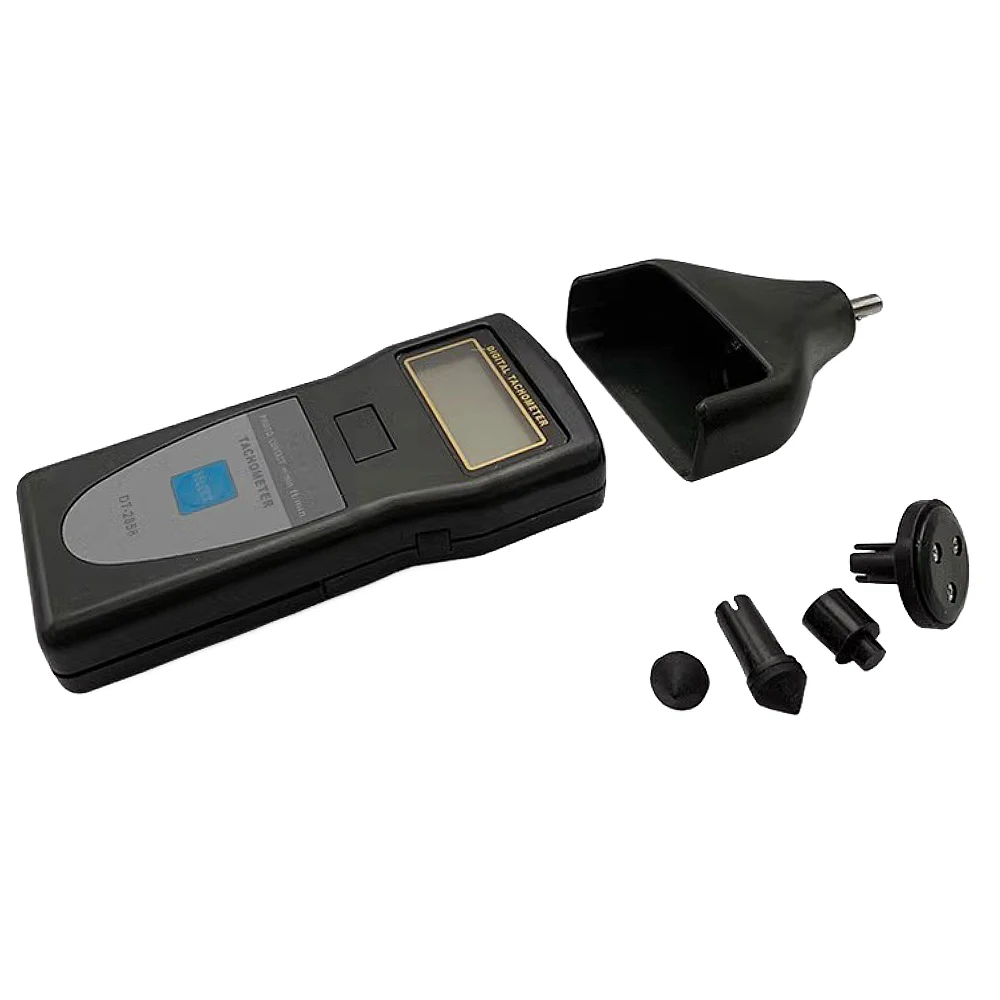 DT-2858 디지털 타코미터 광전식 타코미터 0.5r/min  99,999 r/min 속도, 라인 속도 또는 주파수 접촉식 타코미터