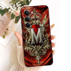 Cute Letters Crown Soft Silicone Protective Phone Case - Stylish Bumper Back Cover for Redmi 15 4G (171mm) (TYhei - 16M)