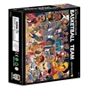 70*100cm 2000pcs Advanced Paper Jigsaw Puzzle Basketball Team Cartoon Painting Stress Reducing Blazing with Color Christmas Gift 3