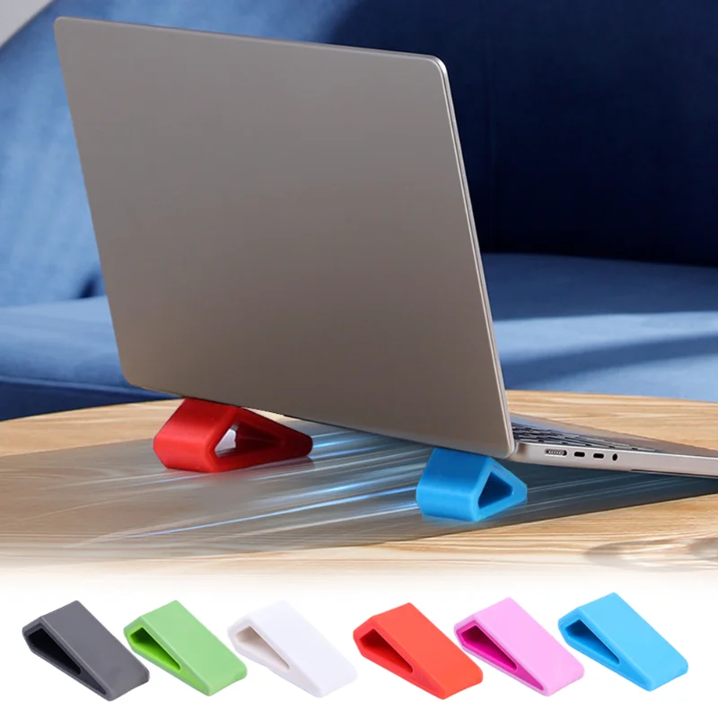 

Portable Laptop Stand Radiator Random Desktop Holder for Macbook Notebook Silicone Bracket Stable Winder Holders