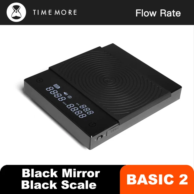 TIMEMORE Mirror Coffee and Espresso Scale in Black