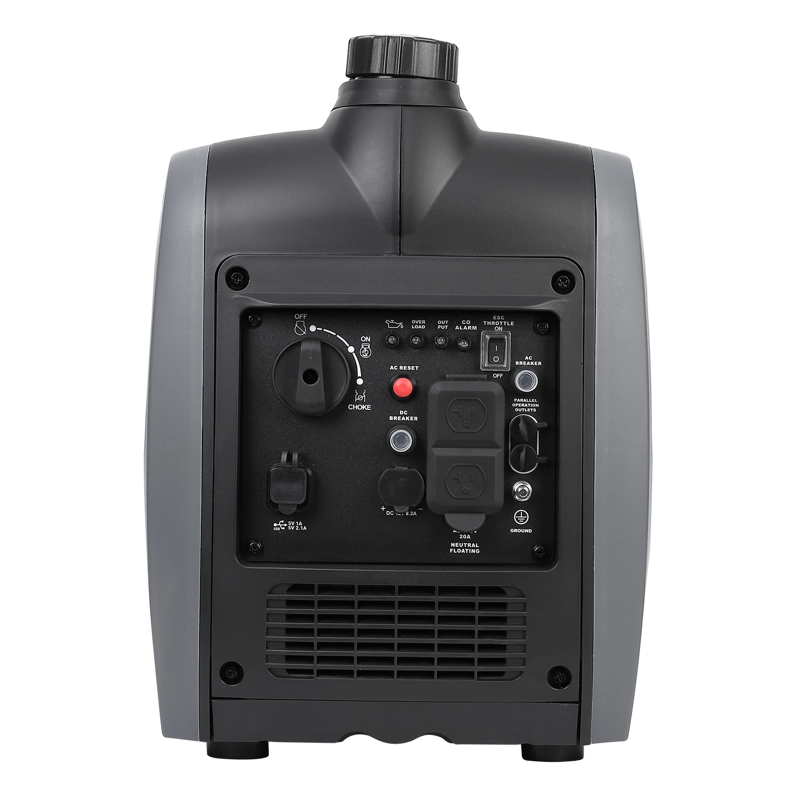 Portable Gasoline generator, fuel generator, low noise, 2500W, suitable for outdoor, camping, home, emergency