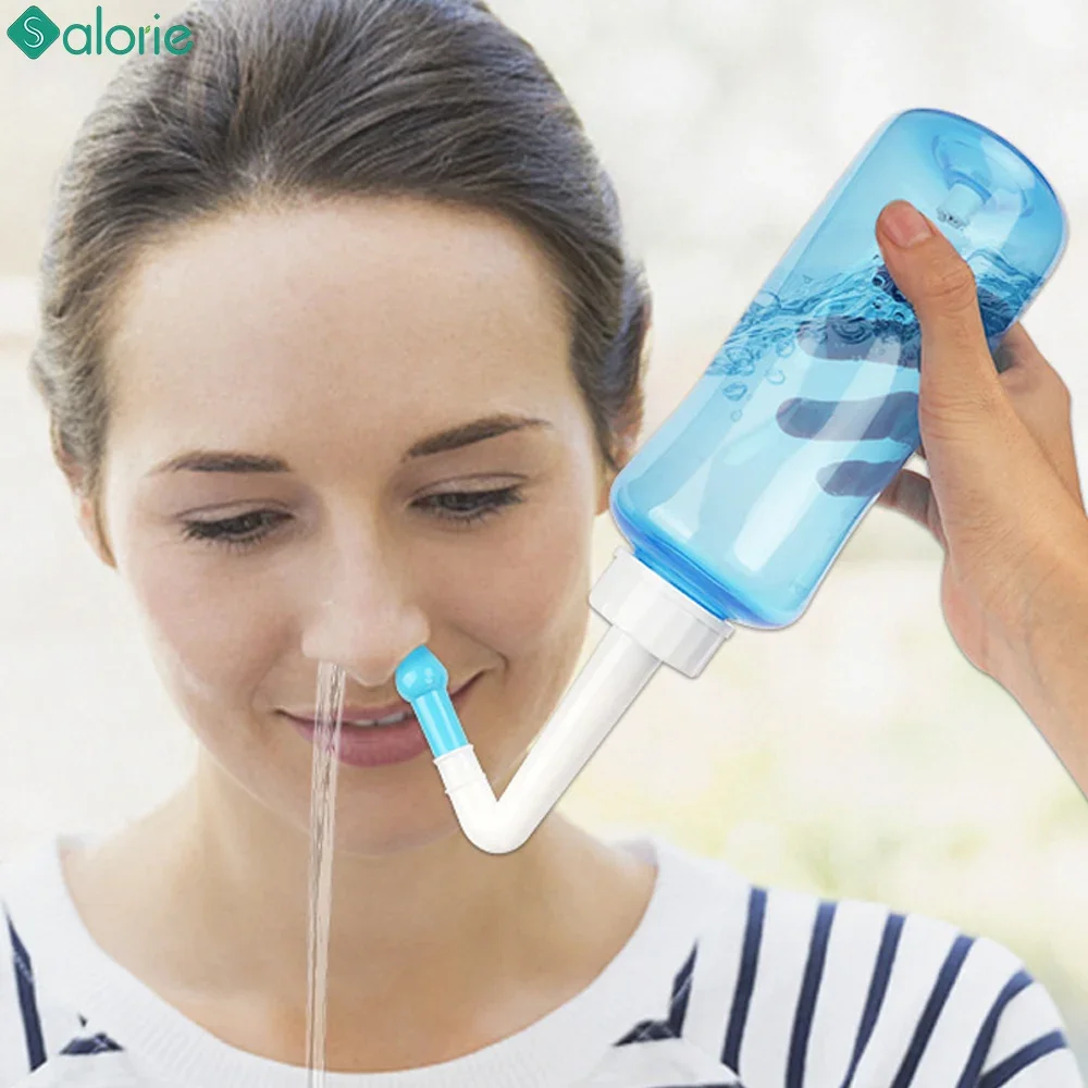 Nose wash cleaner nasal irrigator rinse bottle nose protector avoid