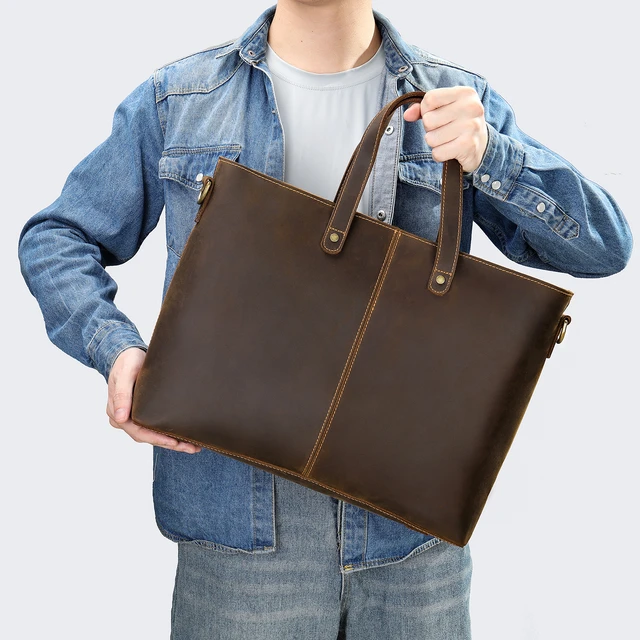 Trio Messenger leather bag