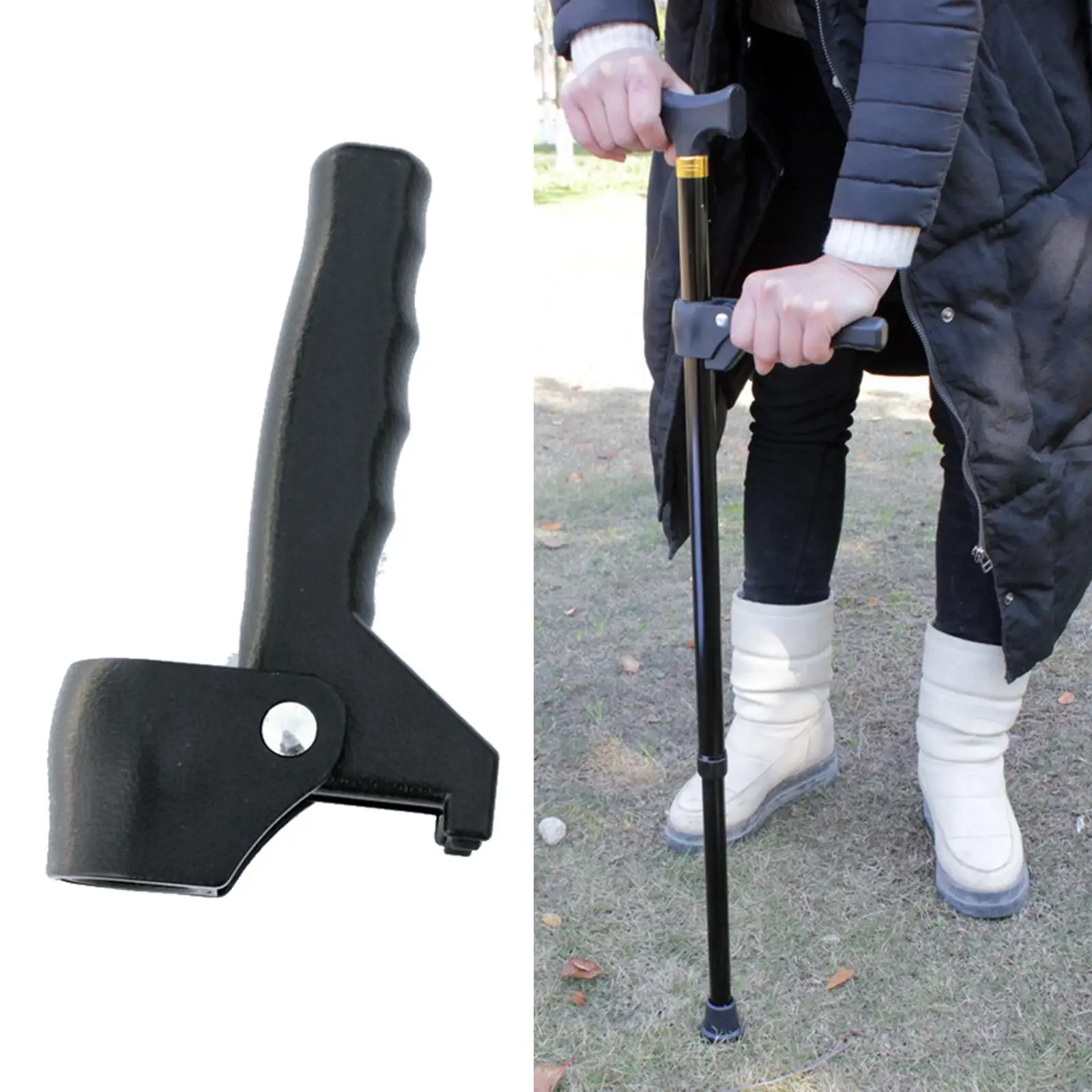 ROCKET Cane Folding Walking Stick for Old Man Auxiliary Handlebar