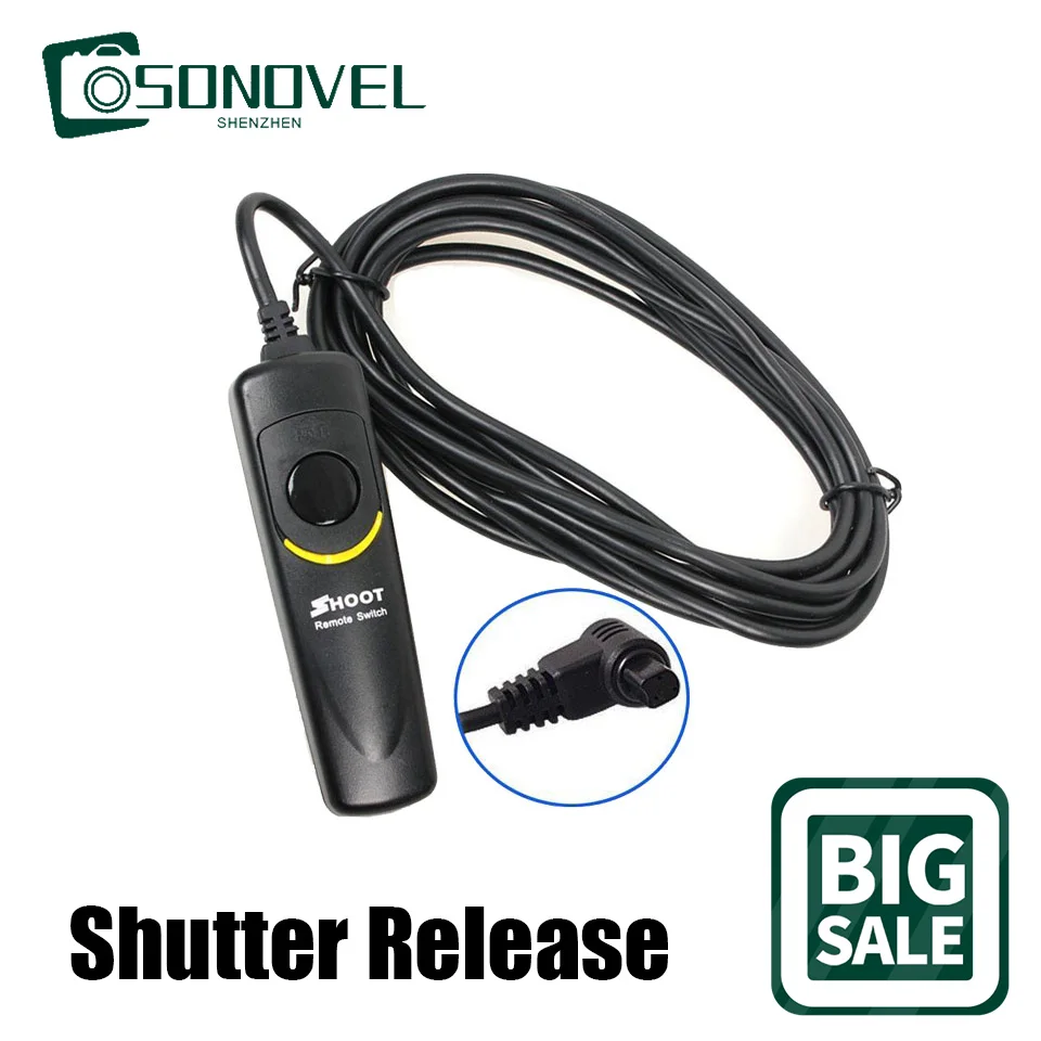 Cavo Di Rilascio Dell'Otturatore Del Telecomando Per Pentax K-3 K-5 K-7 K-M K-30 K-50 K-110 Per Canon Powershot G16 G3X Sx50/60 Rs-60E3