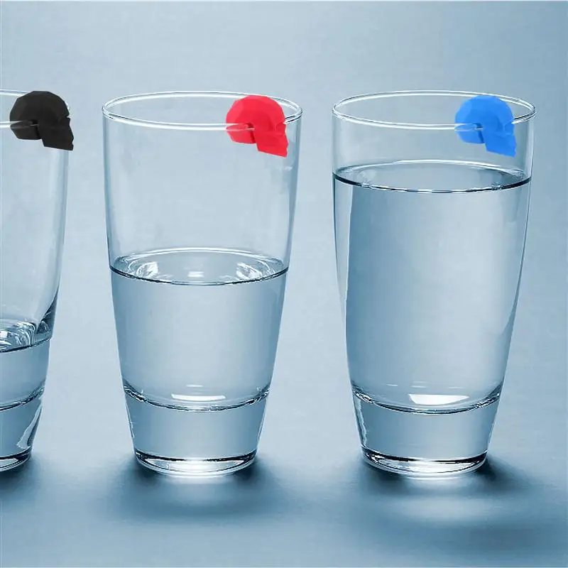 Wine Glass Marker Wine Glass Decorations Silicone Charms for Glasses