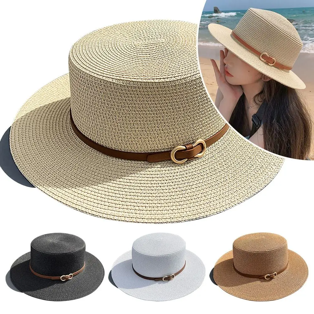 

Outdoor Fashion Wide-brimmed Women Accessories Beach Supplies Sunscreen Hat Casual Cap Sun Visor Hat UV Protection