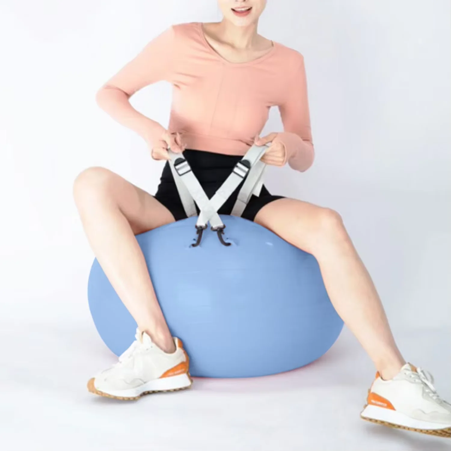 Versatile 45CM Yoga Balance Ball Backflips & Fitness Exercises-Suitable Adults & Children