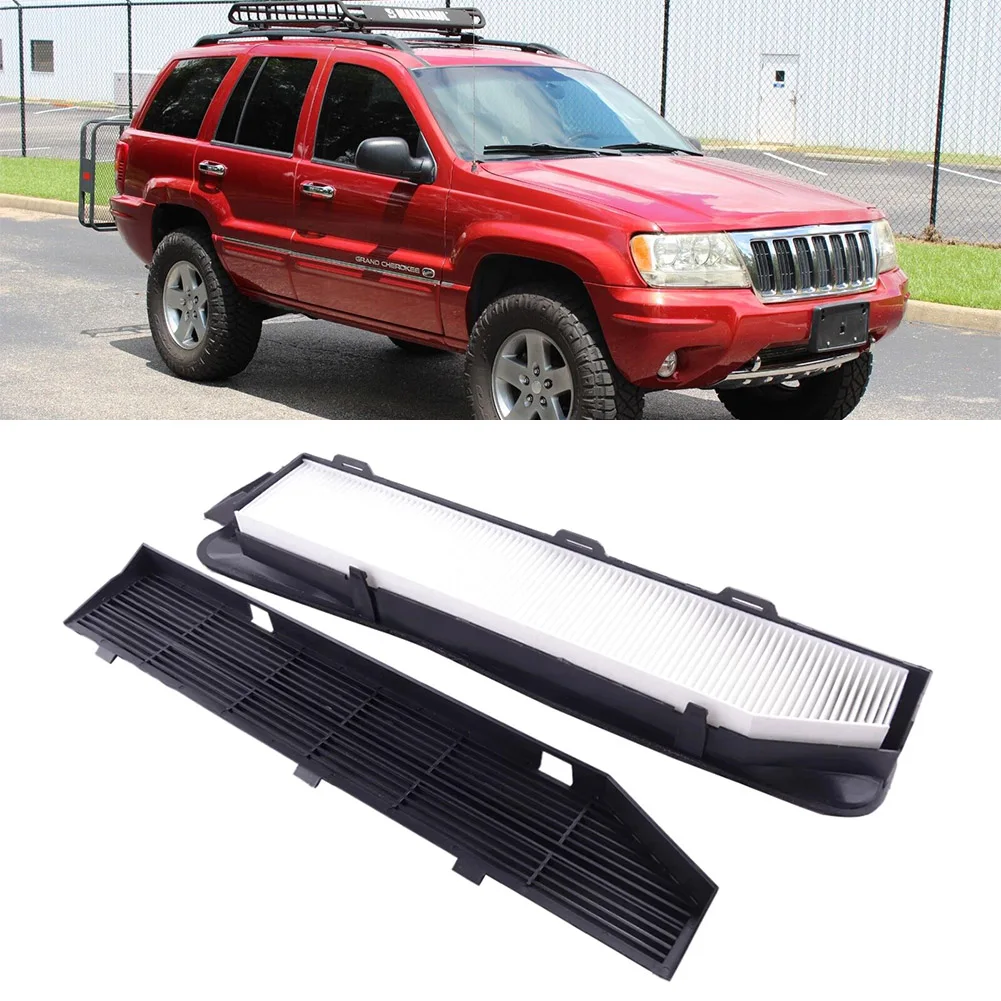 

Cabin Air Housing Filter Kits For-Jeep For-Grand For-Cherokee 1999-2010 82208300 82208300K Black ABS Cabin Automobiles Filters