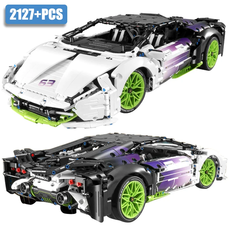 

Technical 2127pcs City Super Speed Champion Racing Car Static Model Building Blocks MOC Sport Car Bricks Toys Gift For Children