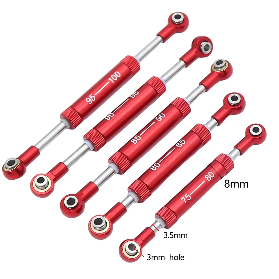 Collegamento Sterzo 46mm Collegamento Sterzo Servo Alluminio Per RC XMAXX 1/5 - Verde 46mm