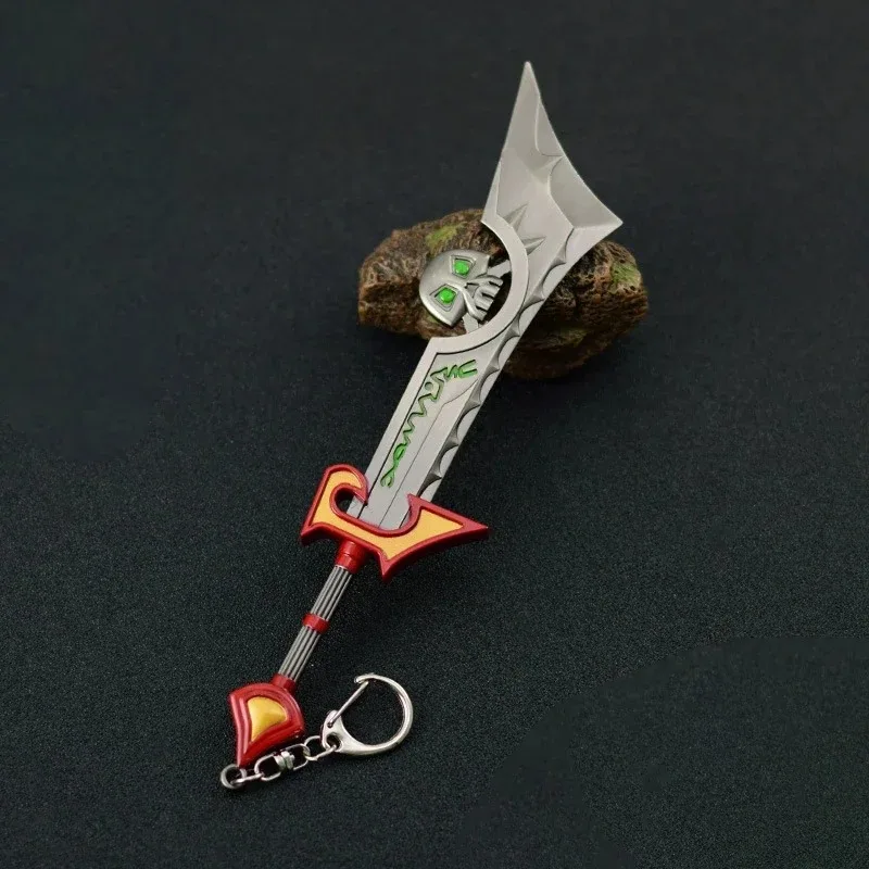 18cm World of Warcraft Corrupted Ashbringer Magni Bronzebeard Tirion Fordring Metal Game Peripheral Blade Model Gift Toys Boys 4