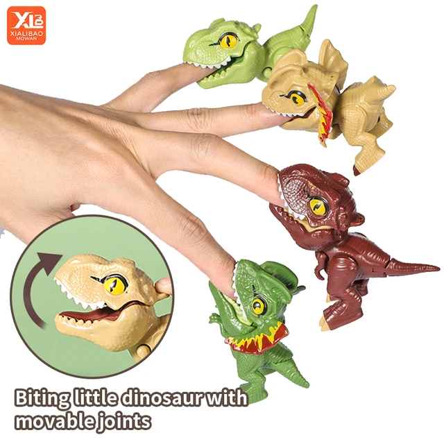 Figurines d'action de dinosaure mordant le doigt pour enfants,  vorannosaure, dilophosaurus, modèle de décrochage, jouets de décoration,  jouet éducatif pour enfants, sortie d'usine - AliExpress