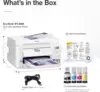 3850 Wireless Color All-in-One Cartridge-Free Supertank Printer with Scanner, Copier, ADF and Ethernet,White 5