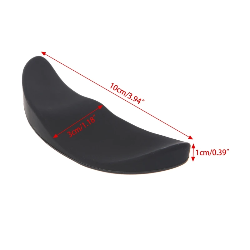 Mouse Pad Wrist Pad Slim Ergonomic Mouse Pad Silicon Gel Non-slip Comfort Wrist Rest Support Mat 1 PC