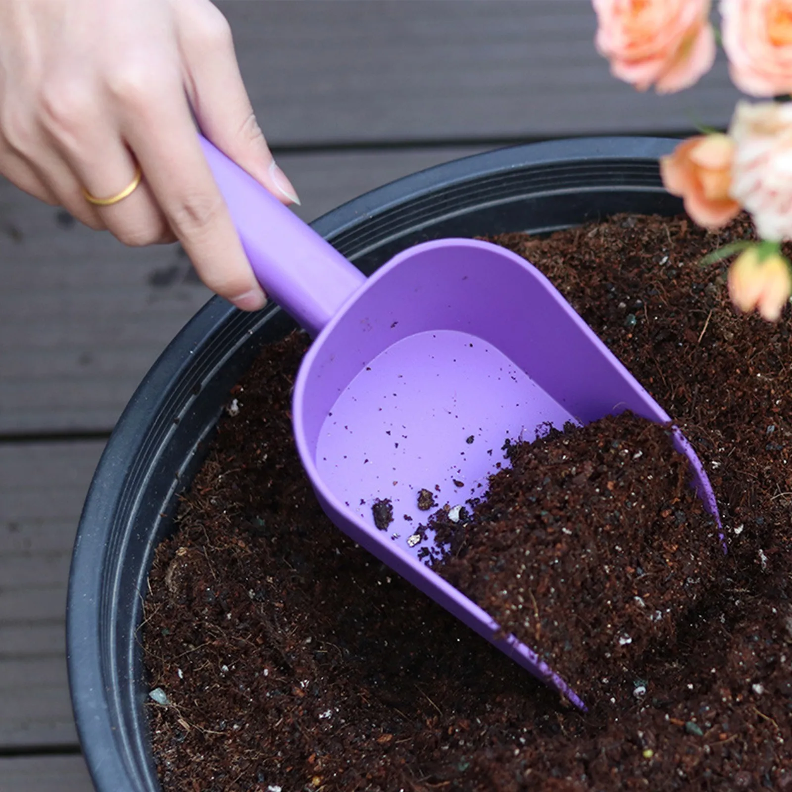 Small Plastic Garden Shovel Multifunctional Plant Shovel For Outdoor Garden Ingergonomic Garden Hand Shovel Tool Household Tools 3