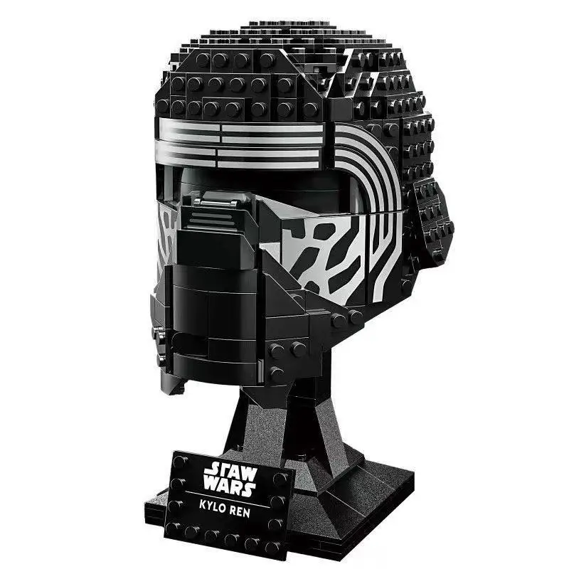헬멧 빌딩 블록 다스베이더 잰고 펫 AT-AT 드라이버 스카우트 트루퍼 헤드 조립 모델 미니 브릭 장난감 (어린이용)