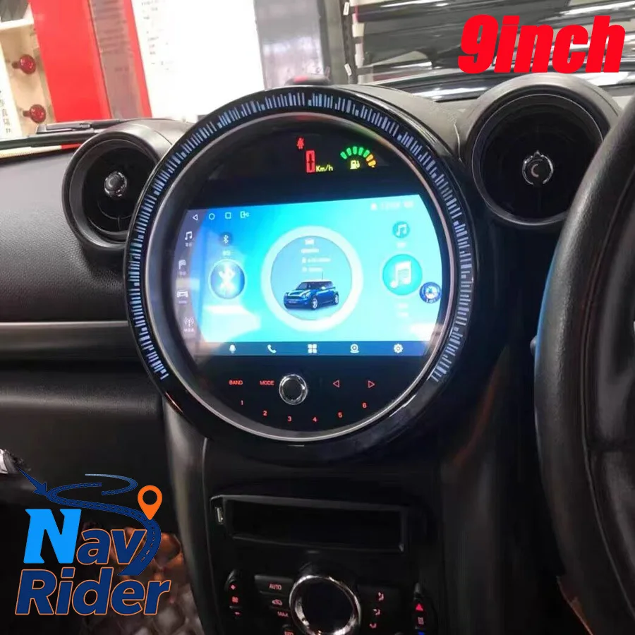 Radio con Navegación Android de 9 Pulgadas para BMW Mini Countryman Mini One Cooper R60 R54 R60 R54 R55 R56 2007-2014, Reproductor Carplay, GPS Estéreo 1