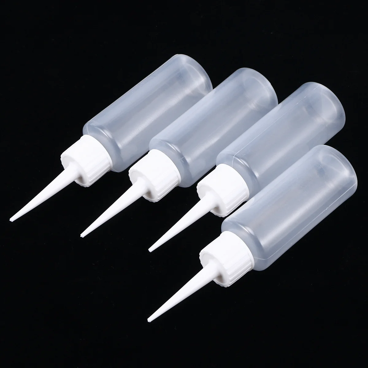 Bottle Squeeze Bottles Glue Tip Precision Applicator Dispense Empty Liquid Needle Tie Storage Dye 50Ml Color Hairnose