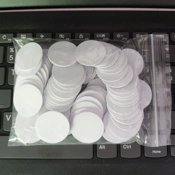 10pcs UID Coin RFID Card Tag Keyfob Rewrite UID Writable Block 0  ISO14443A Used to Copy 1k s50 13.56MHz Cards 1