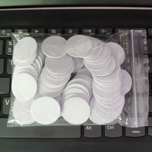 10pcs UID Coin RFID Card Tag Keyfob Rewrite UID Writable Block 0  ISO14443A Used to Copy 1k s50 13.56MHz Cards 1
