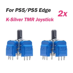 K - Silver Enhanced Anti - Drift Electromagnetic Joystick ThumbStick (2pcs TMR for PS5)