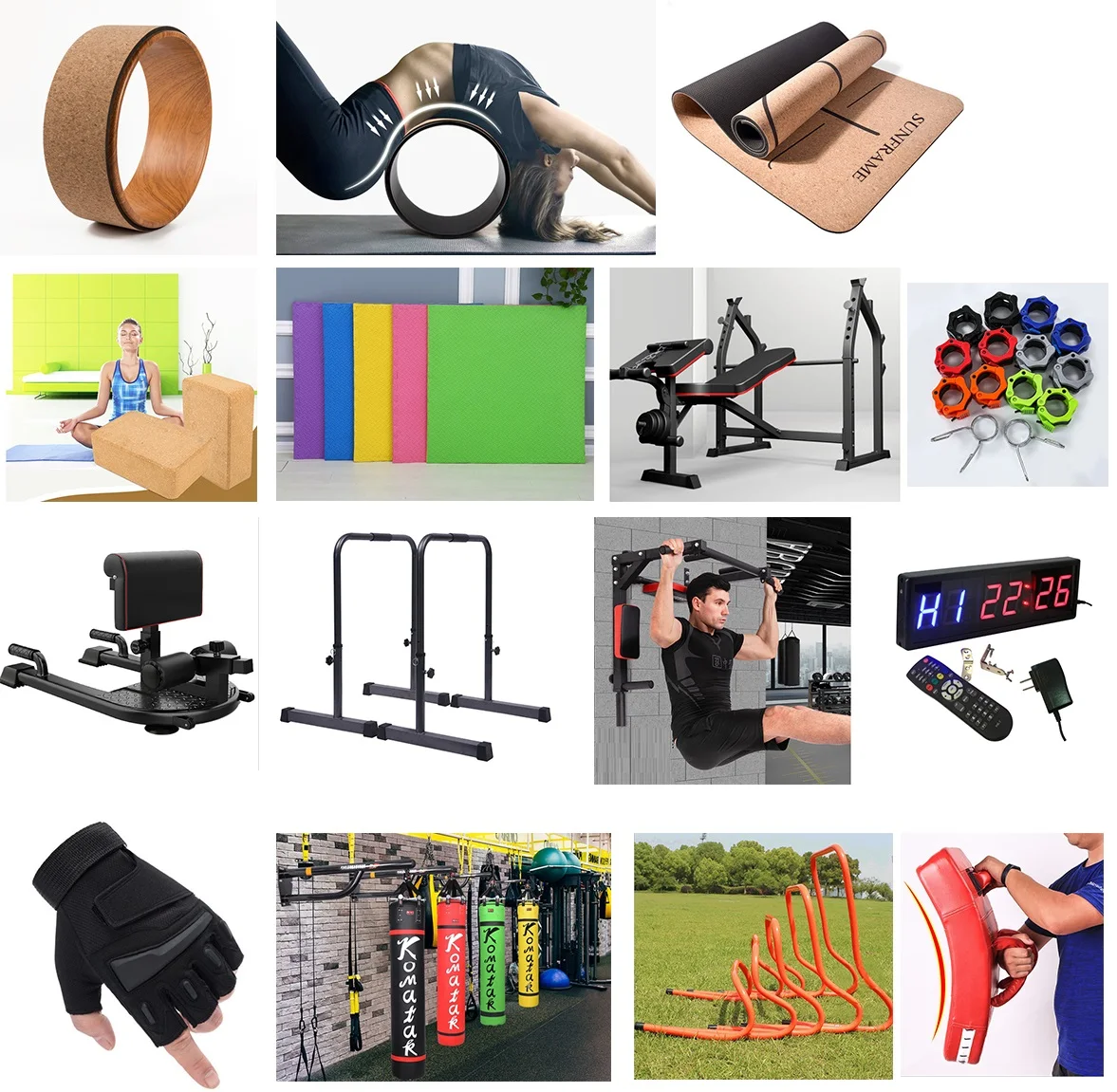 Home Gym Equipment Sport Parallettes Bars Push up Stands Bars Horizontal Bar
