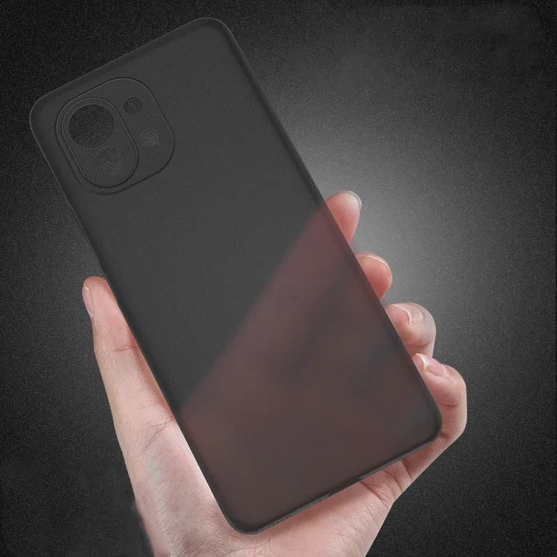 Чехол-накладка для Xiaomi Mi 11 Ultra ультратонкий матовый прозрачный | Мобильные
