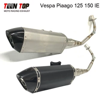 Motorcycle Exhaust System For Vespa Sprint 150 Exhaust Primavera125IE 150I IGET Exhaust Piaggo Liberty Scooter