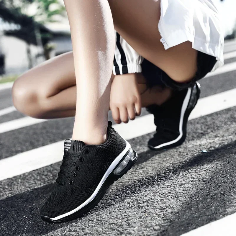 Unisex Cushioning Athletic Running Shoes Women Comfortable Soft Casual Jogging Sneakers Men Non-slip Sports Gym Walking Shoes 2