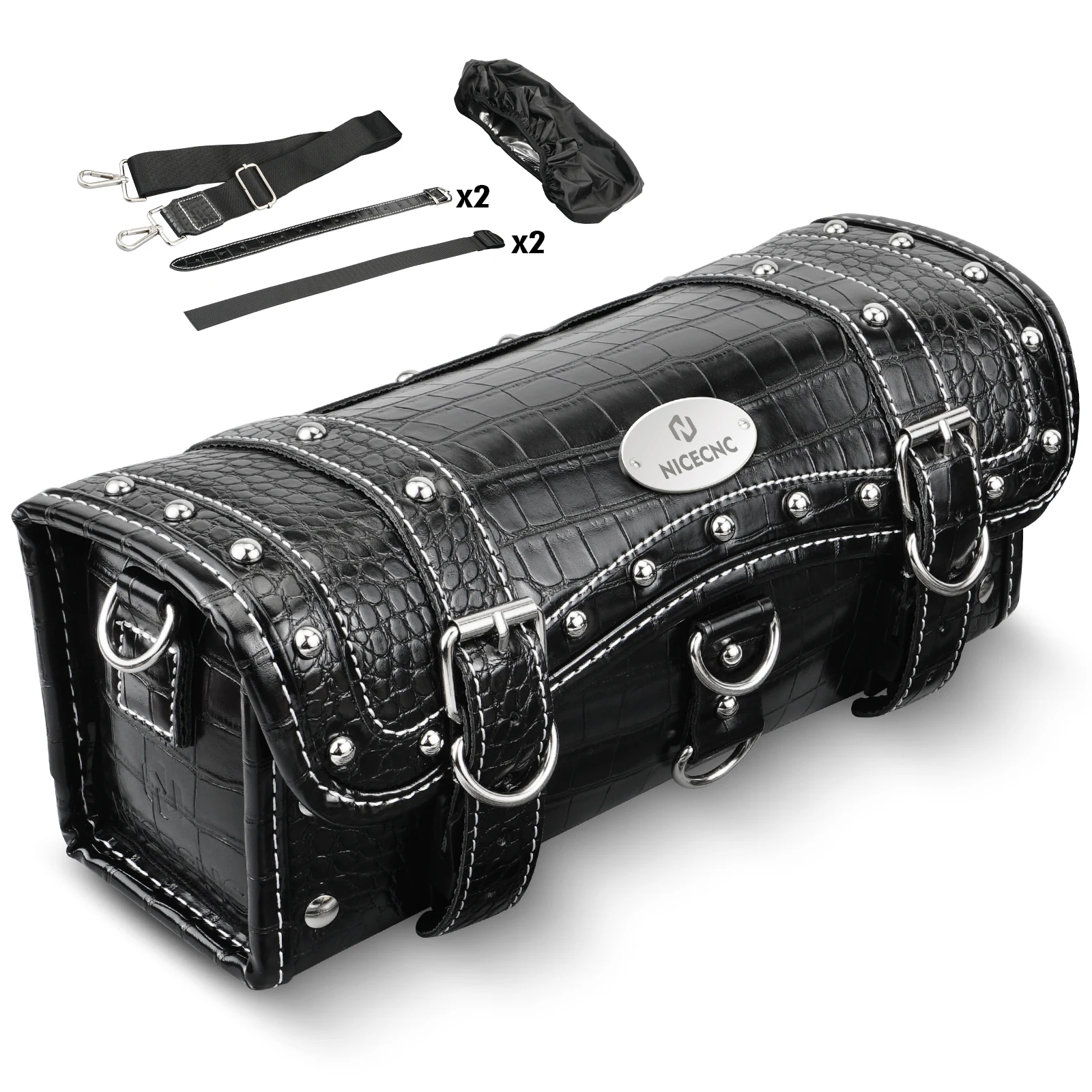 Waterproof Motorcycle Bag for Harley Davidson Saddlebag Leather