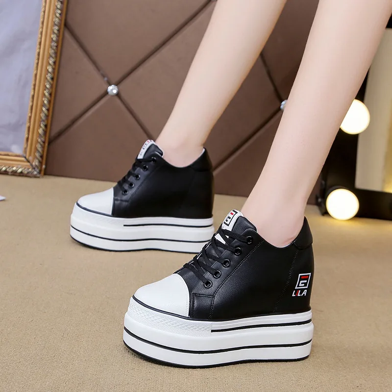 

Designer Sneakers Women High Platform Shoes Casual Thick Sports Ladies Trainers Zapatillas Mujer Chunky Sneakers Woman 10CM