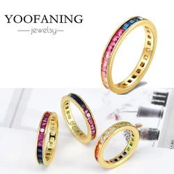 Exquisite 18K Gold - Plated Amethyst Ring for Luxurious Women's Fashion (Wine red)