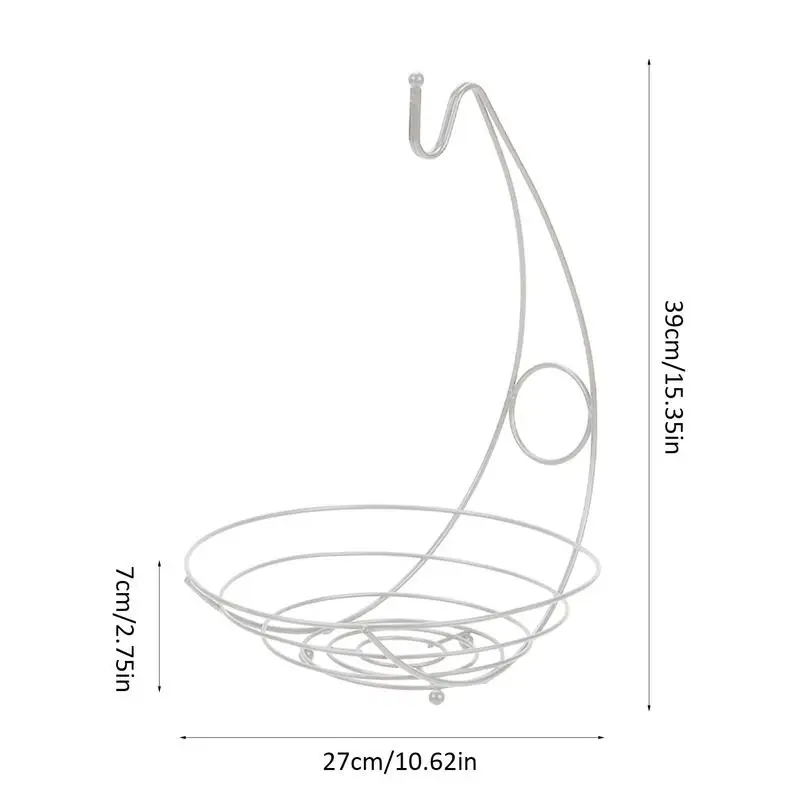 Countertop Fruit Basket Bowl Banana Hanger Vegetable Storage Solution Fruit Bowls Vegetable Bowl Storage Colorfast For Home Use 6