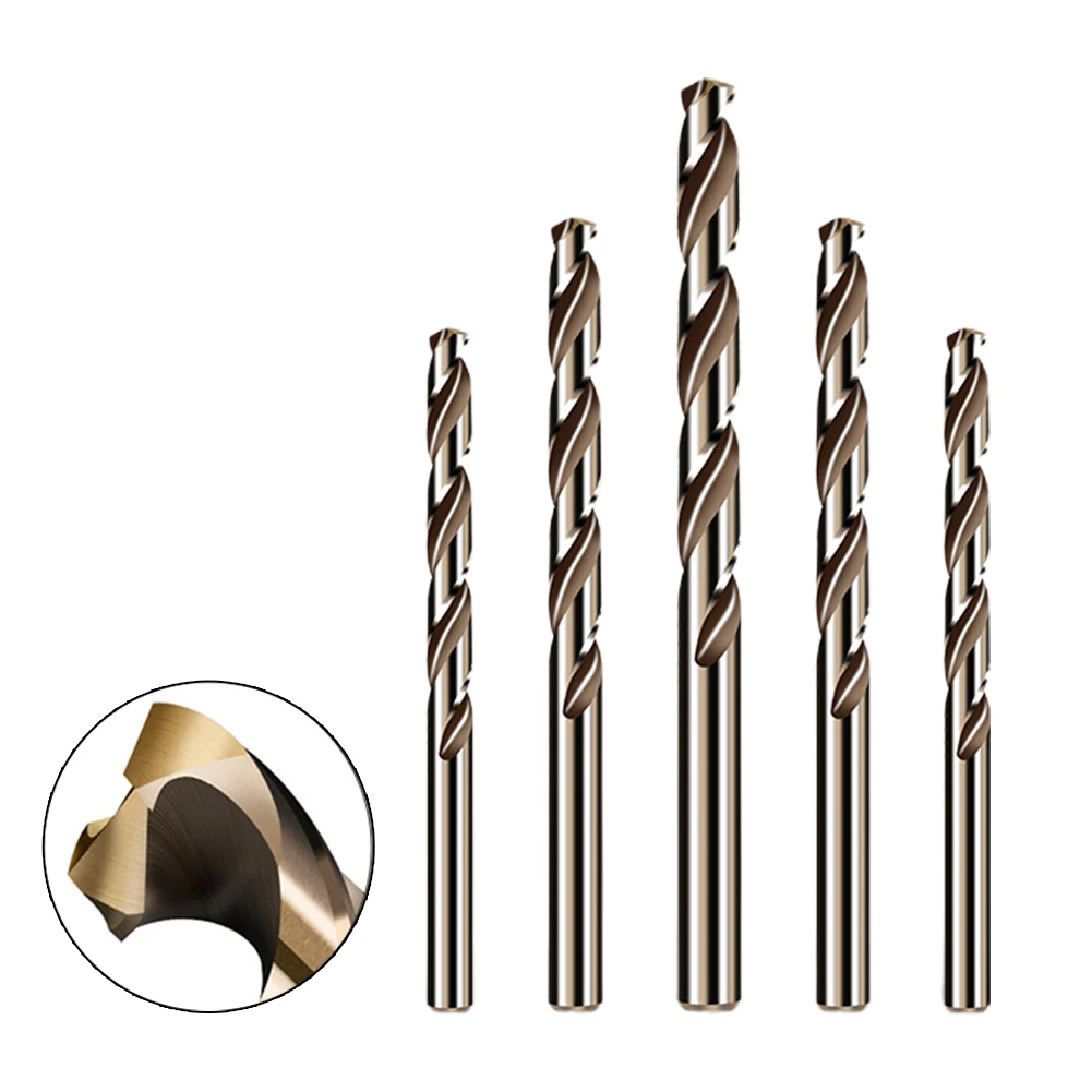 xcan 10pcs 0 3 4 0mm high speed steel mini twist drill bit set for dremel rotary tool wood metal hole cutter mini drill 10pcs Drill Bit Cobalt High Speed Steel Drill M35 Stainless Steel Tool Set Accessories For Metal Stainless Steel Drilling Tool