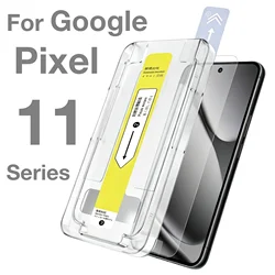 Premium Tempered Glass Screen Protector with Easy Install Kit and Dust - Free Design - High Definition (For Pixel 11)